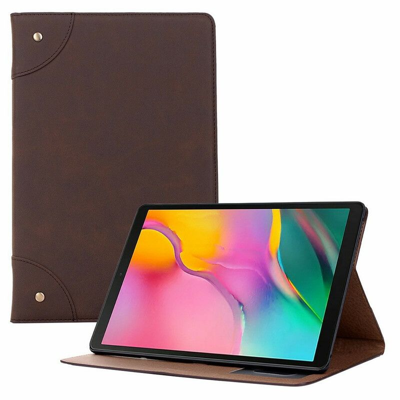 Etui Samsung Galaxy Tab A7 Lite Nity W Stylu Vintage Ze Sztucznej Skóry