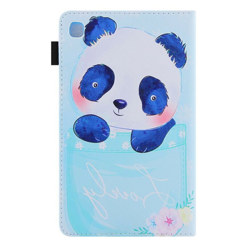 Skórzany Futerał Samsung Galaxy Tab A7 Lite Etui Na Telefon Śliczna Panda