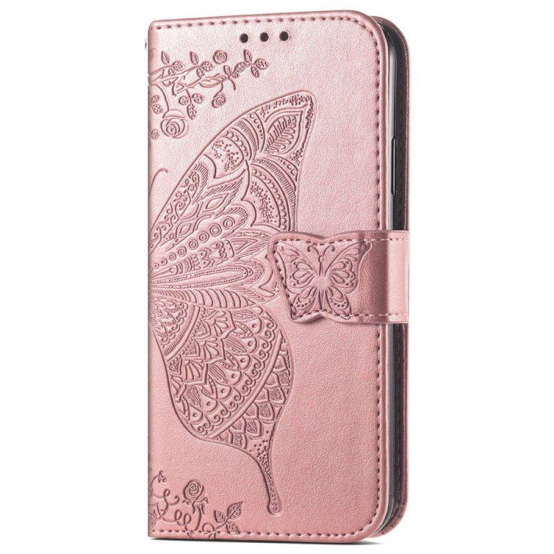 Etui Folio do Sony Xperia 1 IV Barokowy Motyl