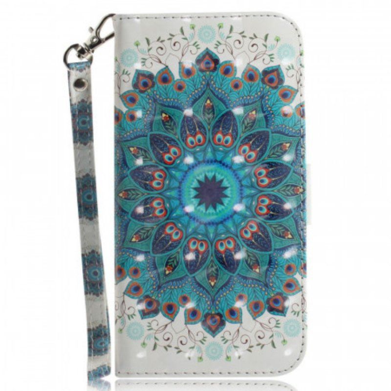 Etui Folio do Sony Xperia 1 IV z Łańcuch Paskowata Mandala