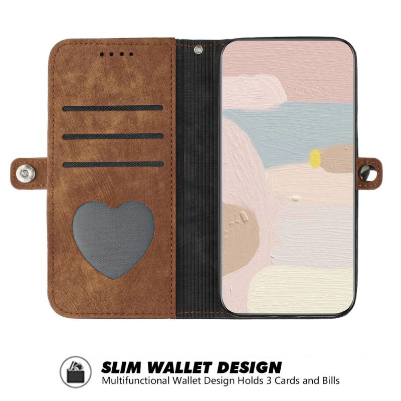 Etui Folio Do Realme C61 Dwukolorowy Efekt Zamszu