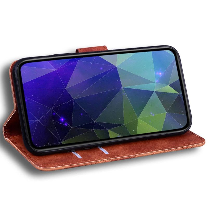 Etui Folio Realme C61 Efekt Zamszu