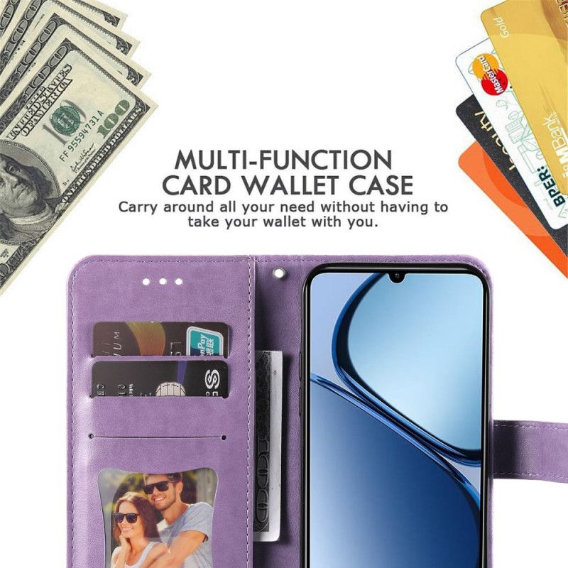 Etui Folio Realme C61 Nadruk Mandali Etui Ochronne