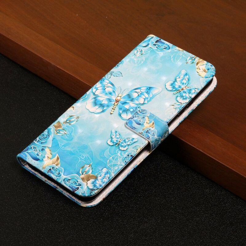 Etui Folio Samsung Galaxy S21 Fe Lot Motyli Etui Ochronne