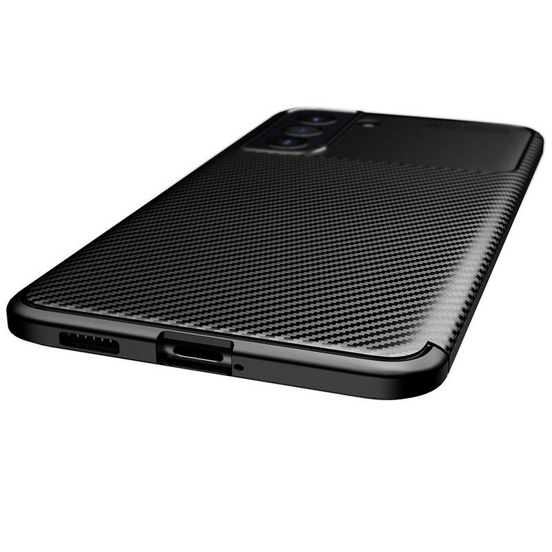 Futerały Samsung Galaxy S21 Fe Etui Na Telefon Elastyczna Tekstura Włókna Węglowego
