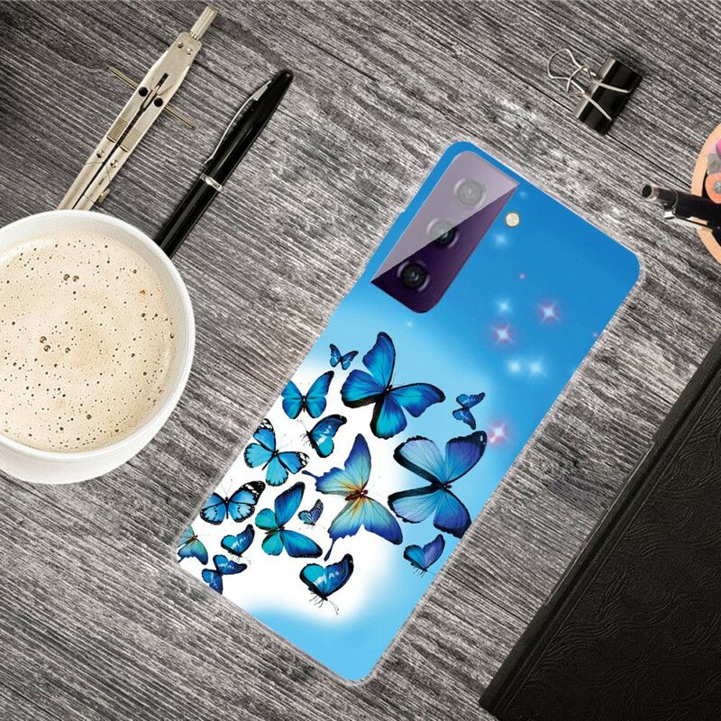 Futerały Samsung Galaxy S21 Fe Etui Na Telefon Motyle Motyle