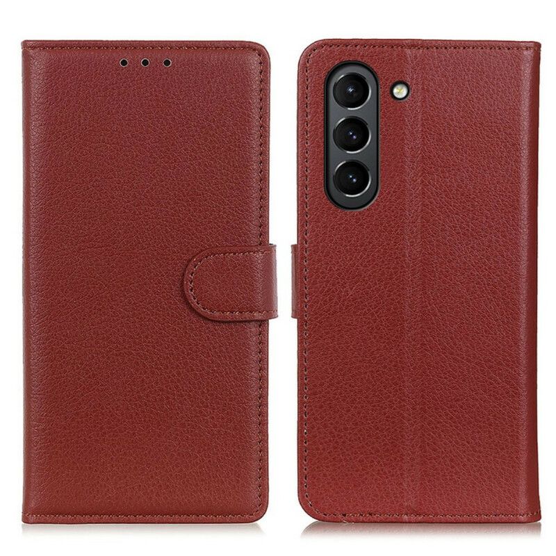 Obudowa Samsung Galaxy S21 Fe Etui Na Telefon Tradycyjna Sztuczna Skóra