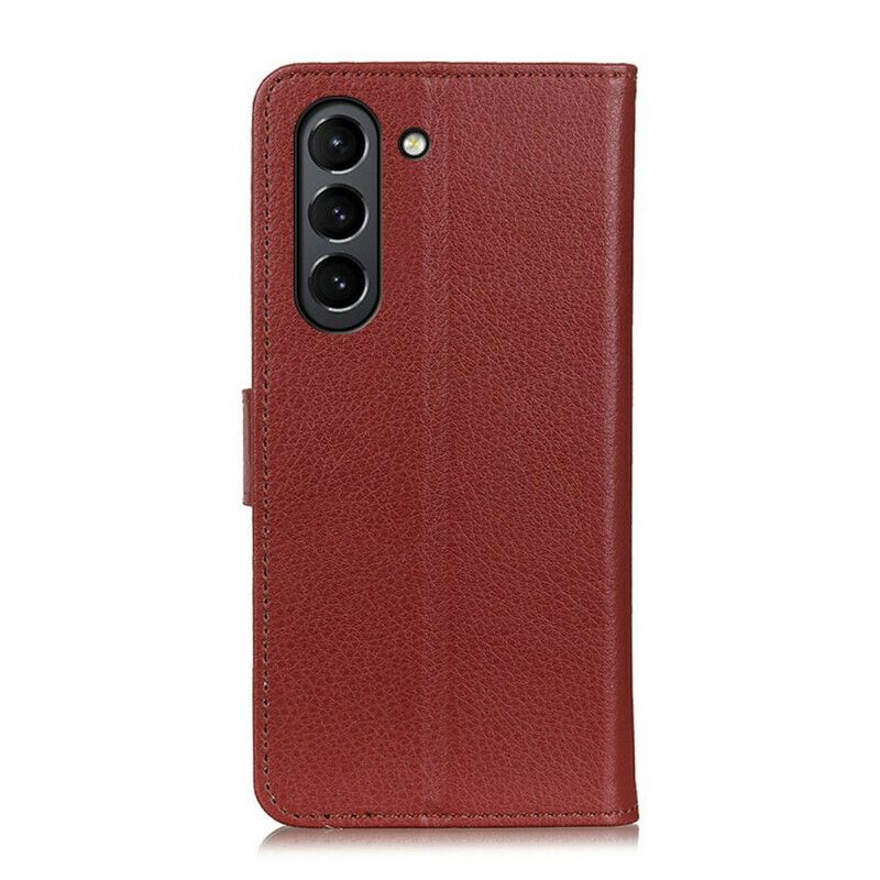 Obudowa Samsung Galaxy S21 Fe Etui Na Telefon Tradycyjna Sztuczna Skóra