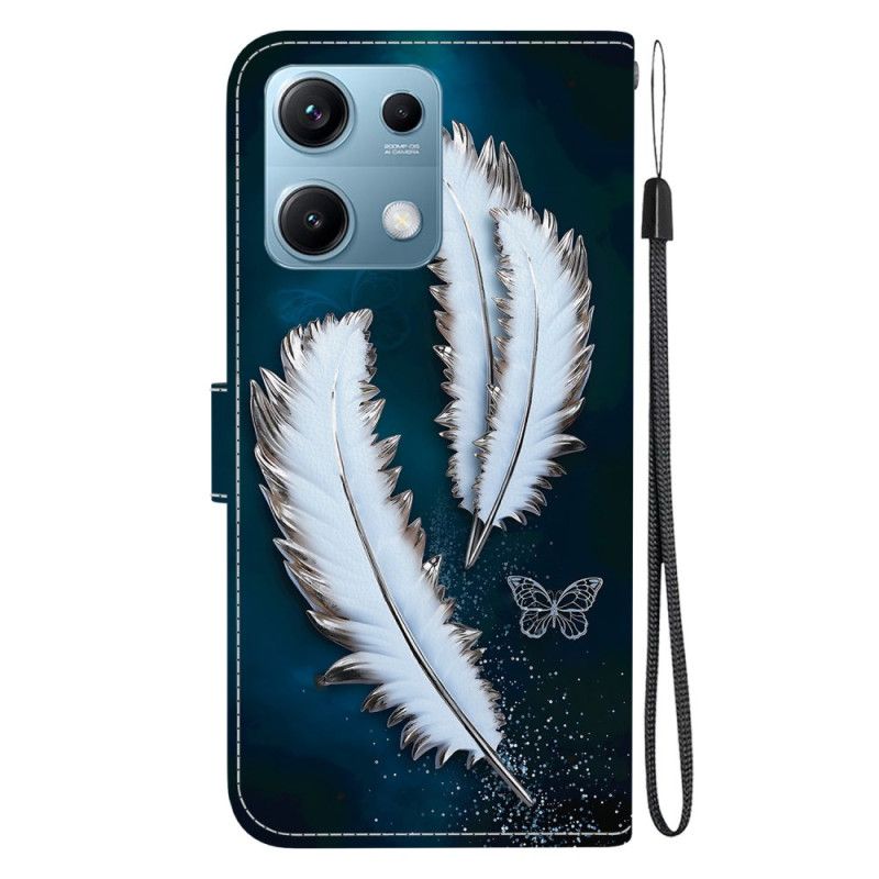 Etui Folio Do Xiaomi Redmi Note 14s Dwa Pióra