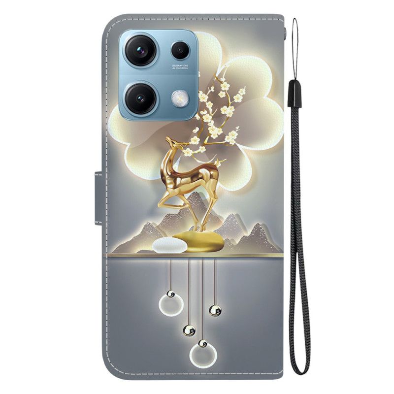 Etui Folio Do Xiaomi Redmi Note 14s Jeleń Sika