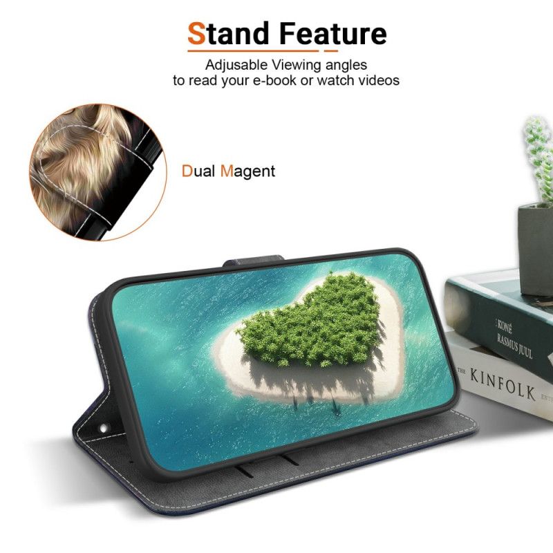 Etui Folio Do Xiaomi Redmi Note 14s Wzór Lwa