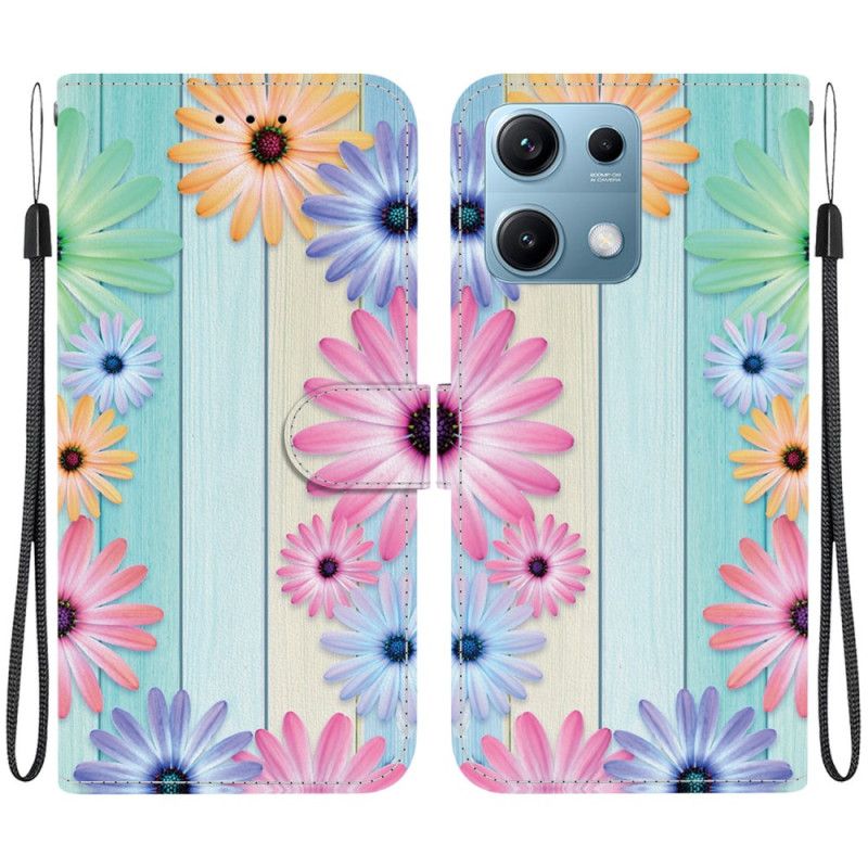 Etui Folio Do Xiaomi Redmi Note 14s Wzór Słonecznika