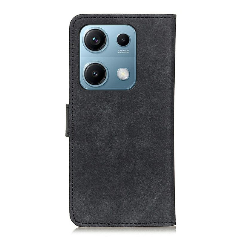 Etui Folio Xiaomi Redmi Note 14s Efekt Zamszu Khazneh