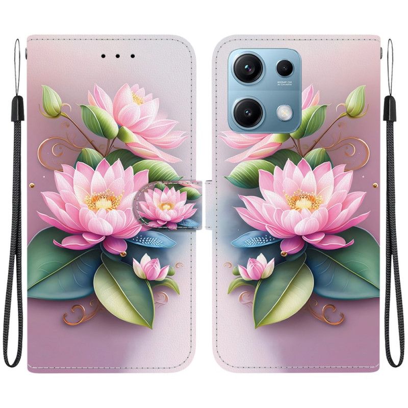 Etui Folio Xiaomi Redmi Note 14s Lilie Wodne Etui Ochronne