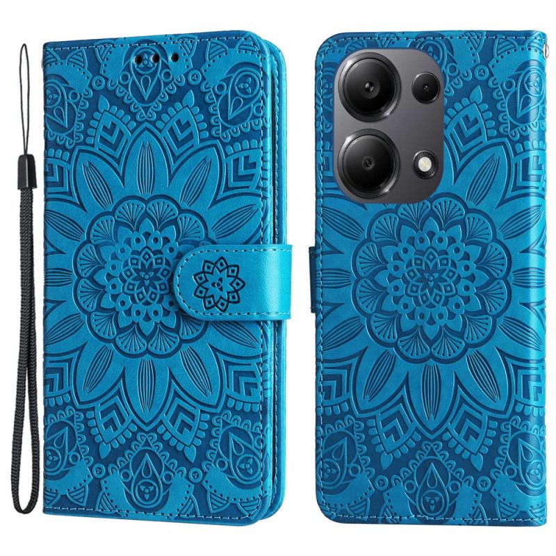 Etui Folio Xiaomi Redmi Note 14s Mandala Z Paskiem