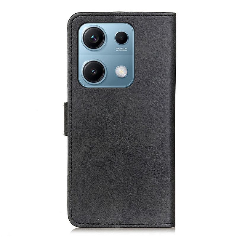 Etui Folio Xiaomi Redmi Note 14s Matowa Skóra Syntetyczna