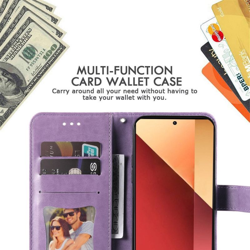 Etui Folio Xiaomi Redmi Note 14s Nadruk Mandali Etui Ochronne