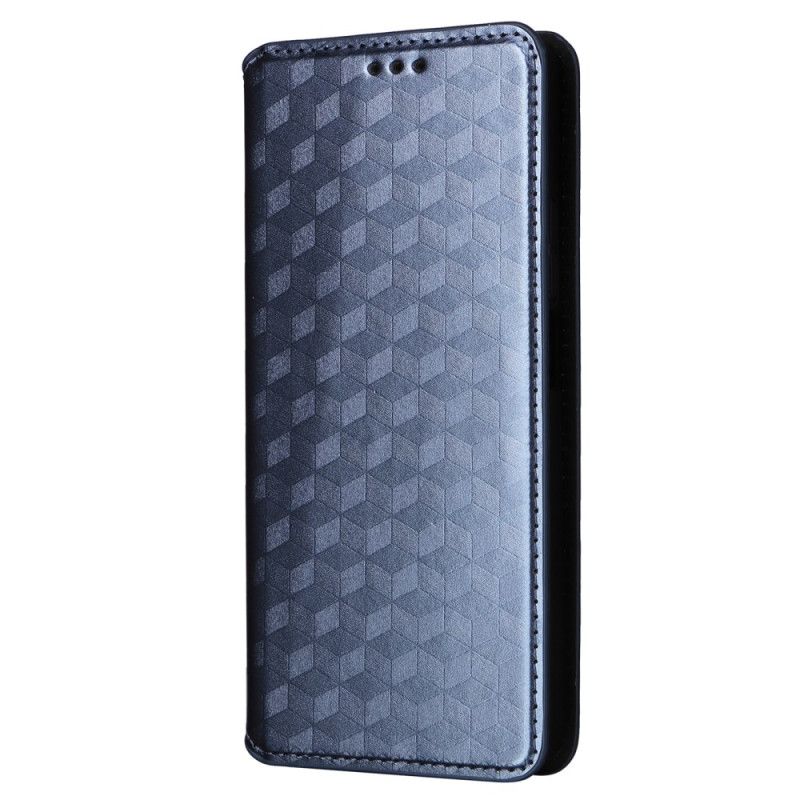 Flip Kotelot Xiaomi Redmi Note 14s Wzór W Romby Etui Ochronne