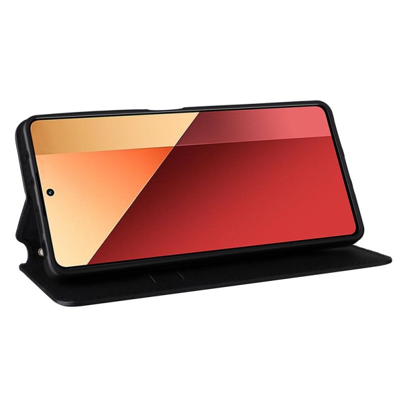 Flip Kotelot Xiaomi Redmi Note 14s Wzór W Romby Etui Ochronne