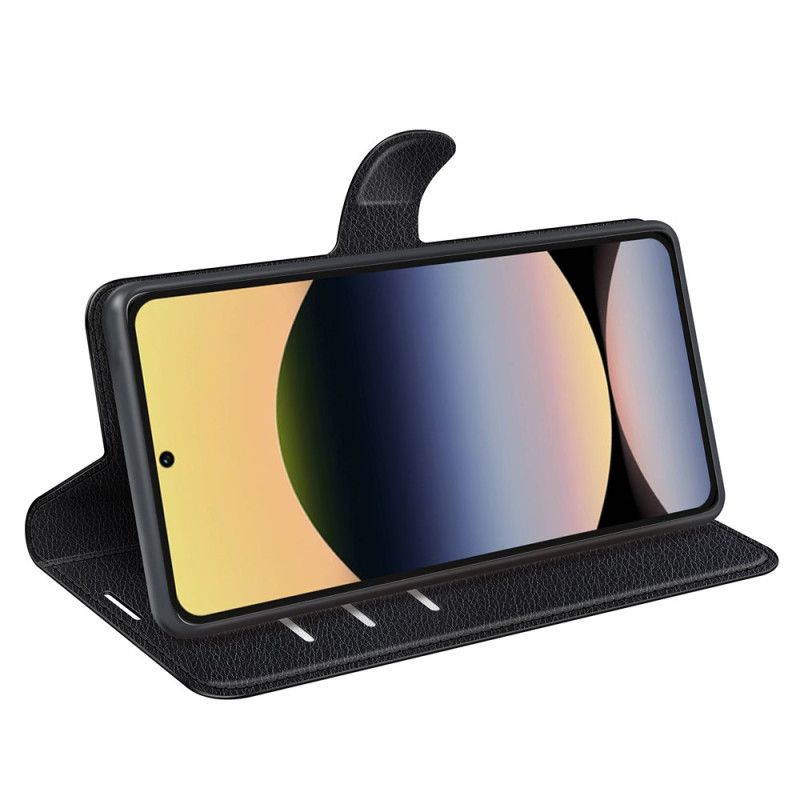 Obudowa Xiaomi Redmi Note 14s Etui Na Telefon Klasyczna Sztuczna Skóra Liczi