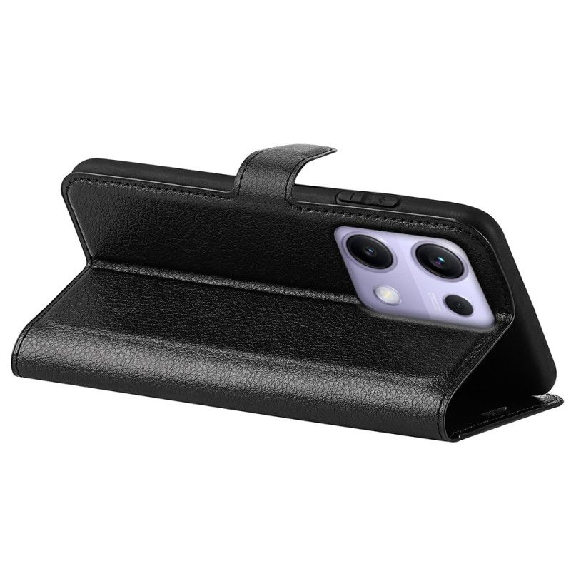 Obudowa Xiaomi Redmi Note 14s Etui Na Telefon Klasyczna Sztuczna Skóra Liczi