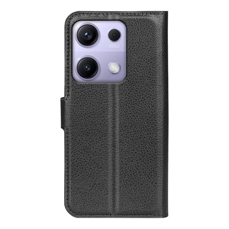 Obudowa Xiaomi Redmi Note 14s Etui Na Telefon Klasyczna Sztuczna Skóra Liczi