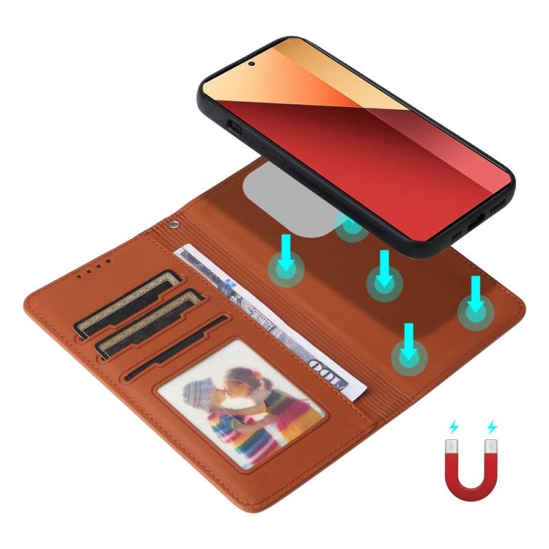 Skórzany Futerał Xiaomi Redmi Note 14s Etui Na Telefon Odpinane Etui Betopnice