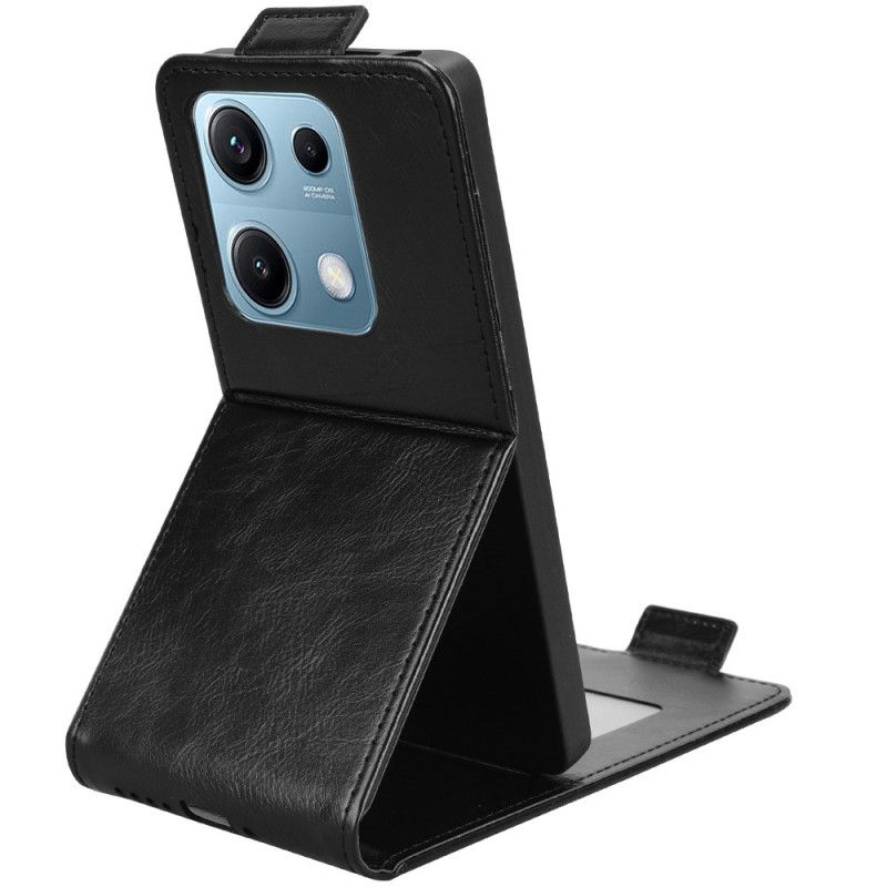 Skórzany Futerał Xiaomi Redmi Note 14s Etui Na Telefon Pionowy Wzór Z Klapką