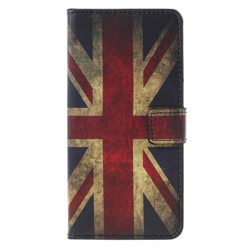 Etui Folio Samsung Galaxy A8 Flaga Anglii Etui Ochronne