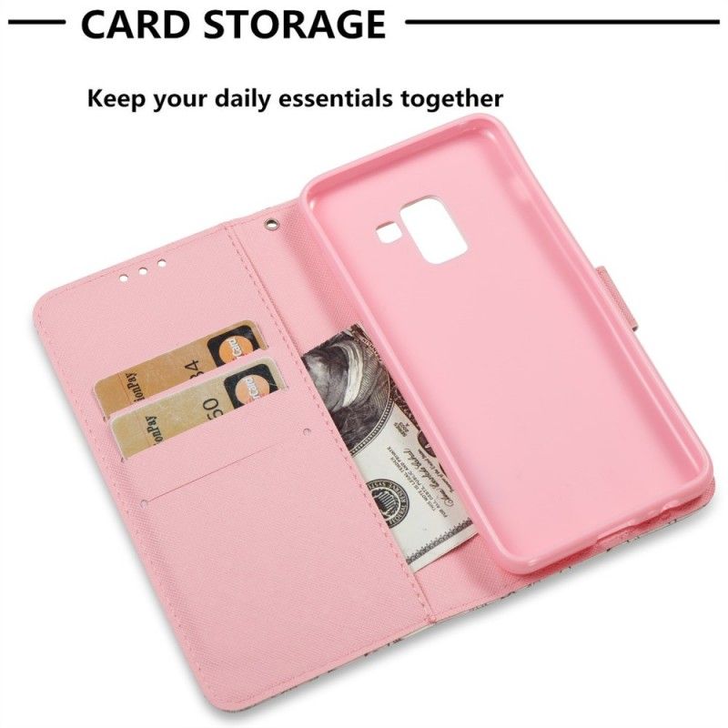 Etui Folio Samsung Galaxy A8 Nigdy Nie Przestawaj Marzyć 3D