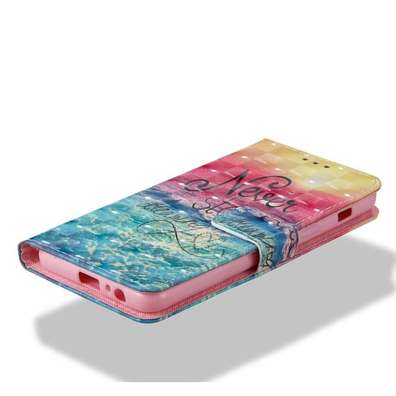 Etui Folio Samsung Galaxy A8 Nigdy Nie Przestawaj Marzyć 3D