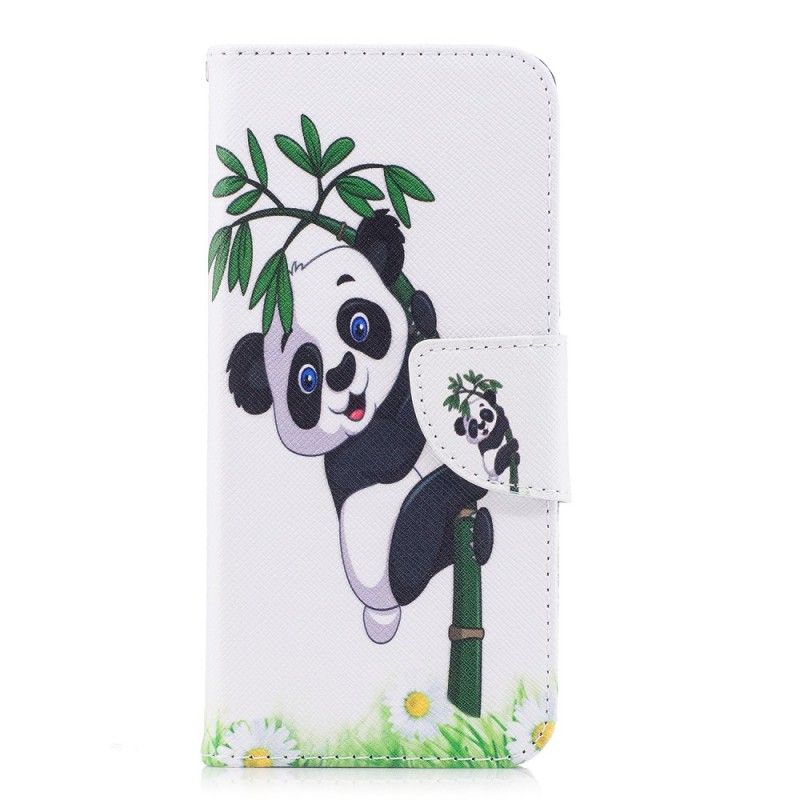 Etui Folio Samsung Galaxy A8 Panda Na Bambusie Etui Ochronne