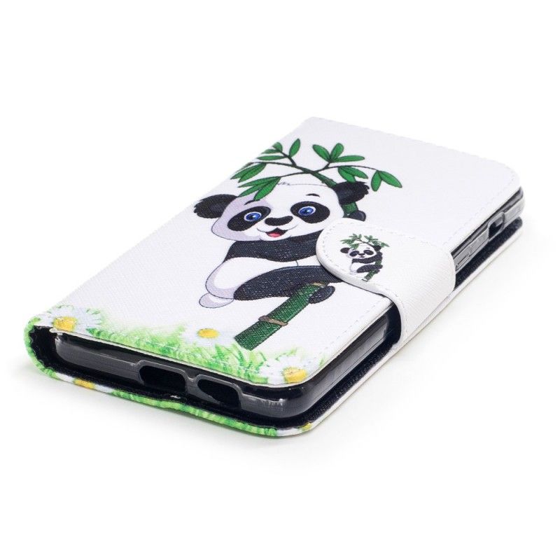 Etui Folio Samsung Galaxy A8 Panda Na Bambusie Etui Ochronne