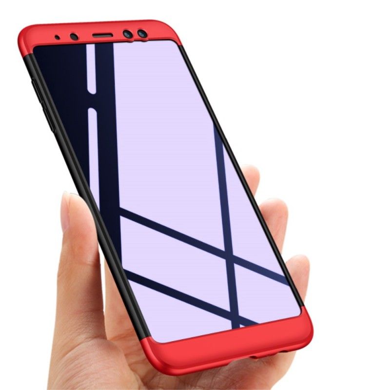 Etui Samsung Galaxy A8 Czerwony Czarny Odłączany Gkk