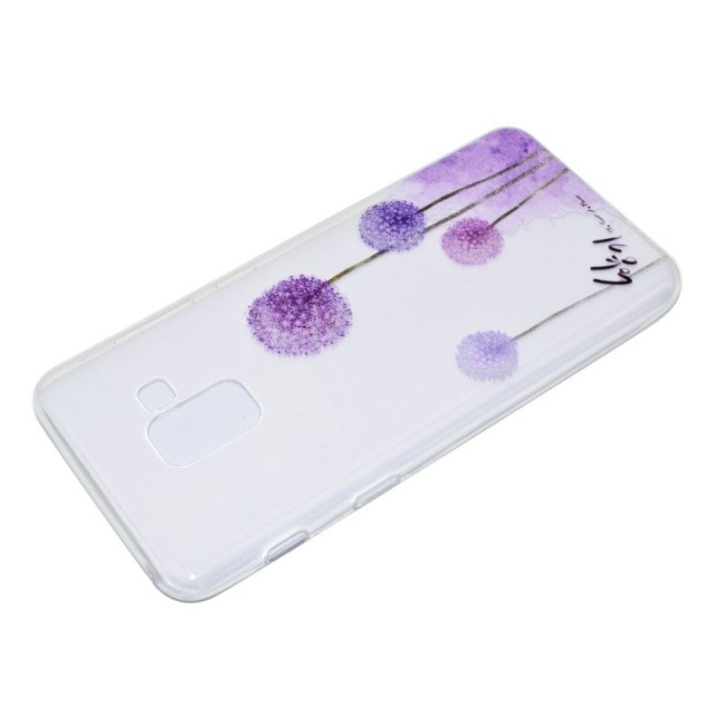 Etui Samsung Galaxy A8 Przezroczyste Kolorowe Mlecze Etui Ochronne