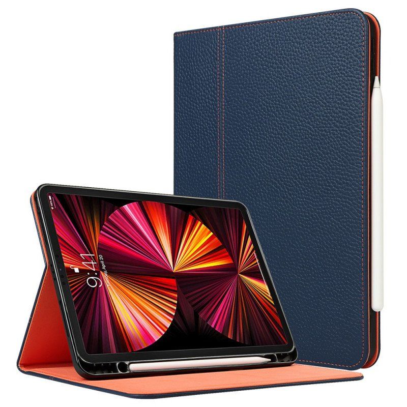 Case do iPad Pro 11" (2022) Prawdziwa Skóra Litchi