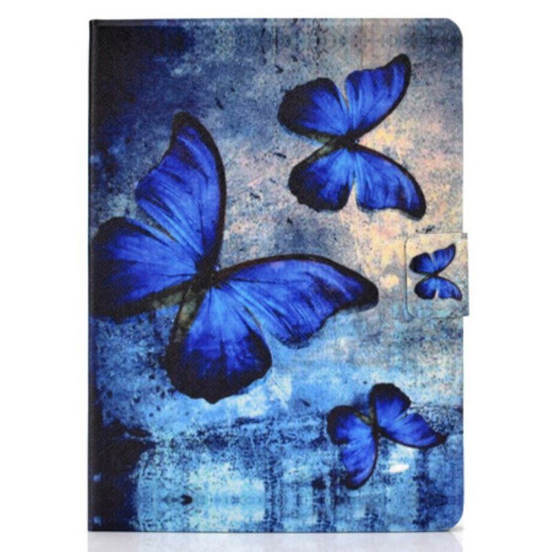 Etui Folio do iPad Pro 11" (2022) Niebieskie Motyle