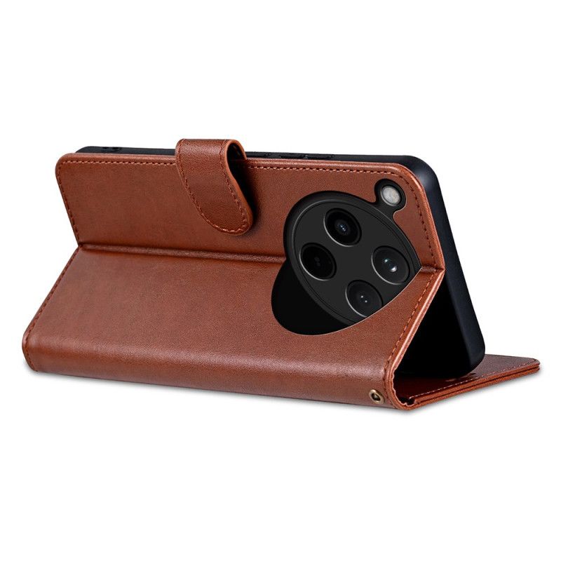 Etui Folio Do Oppo Find X8 Efekt Skóry Azns