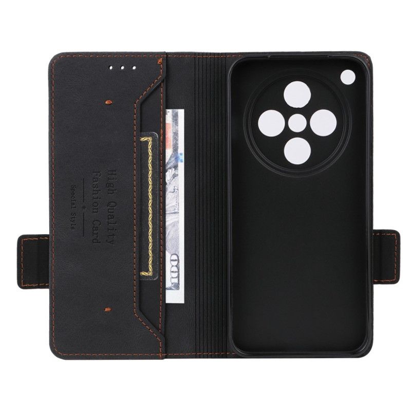 Etui Folio Do Oppo Find X8 Efekt Zamszu Vintage