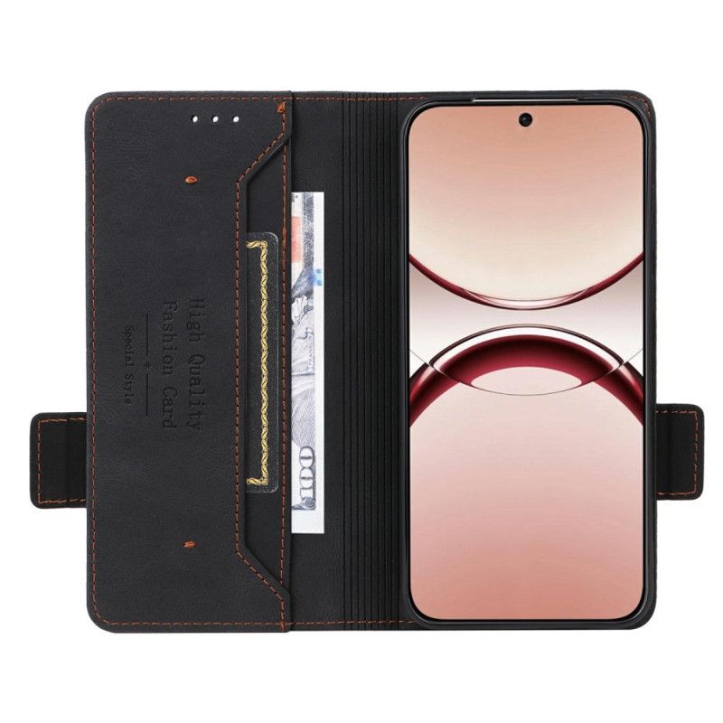 Etui Folio Do Oppo Find X8 Efekt Zamszu Vintage