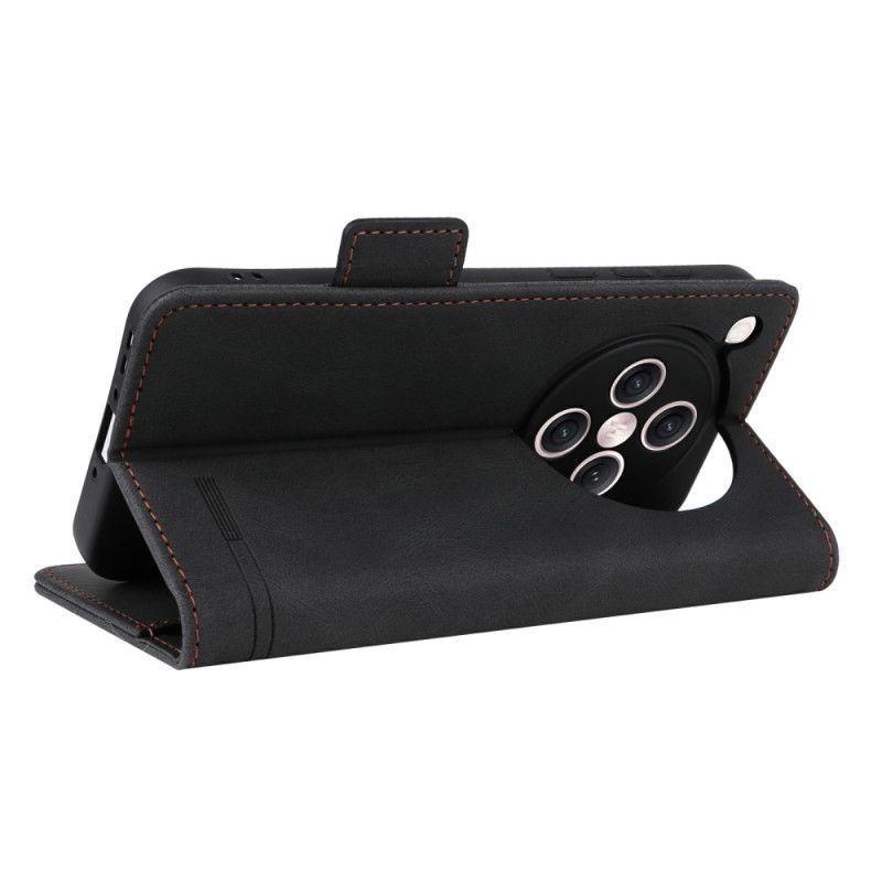 Etui Folio Do Oppo Find X8 Efekt Zamszu Vintage