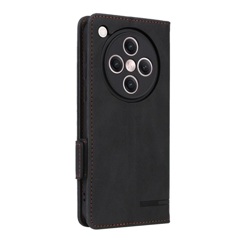 Etui Folio Do Oppo Find X8 Efekt Zamszu Vintage