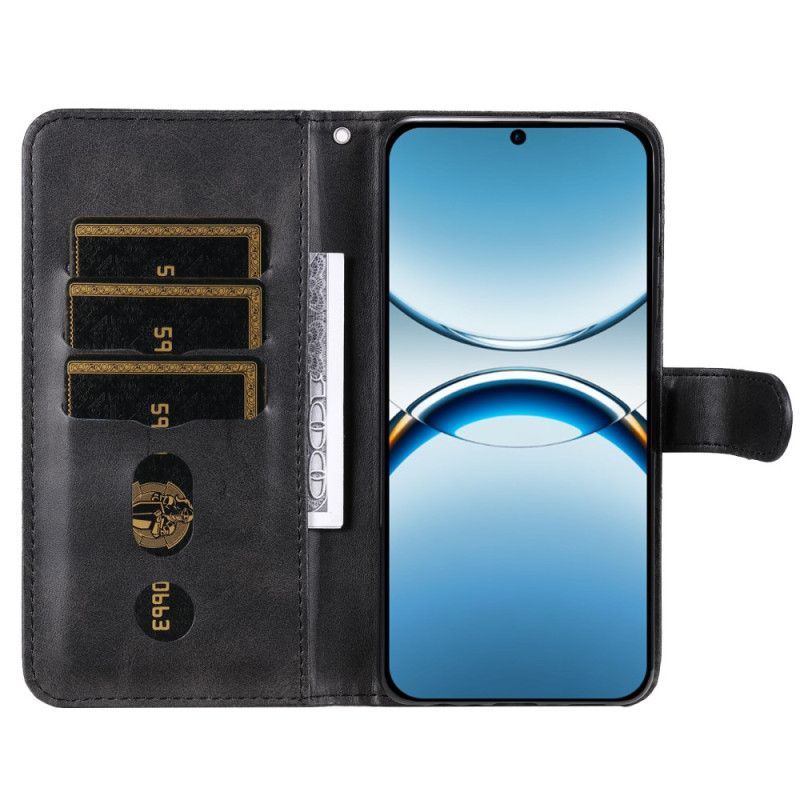 Etui Folio Do Oppo Find X8 Kieszeń Na Zamek Błyskawiczny