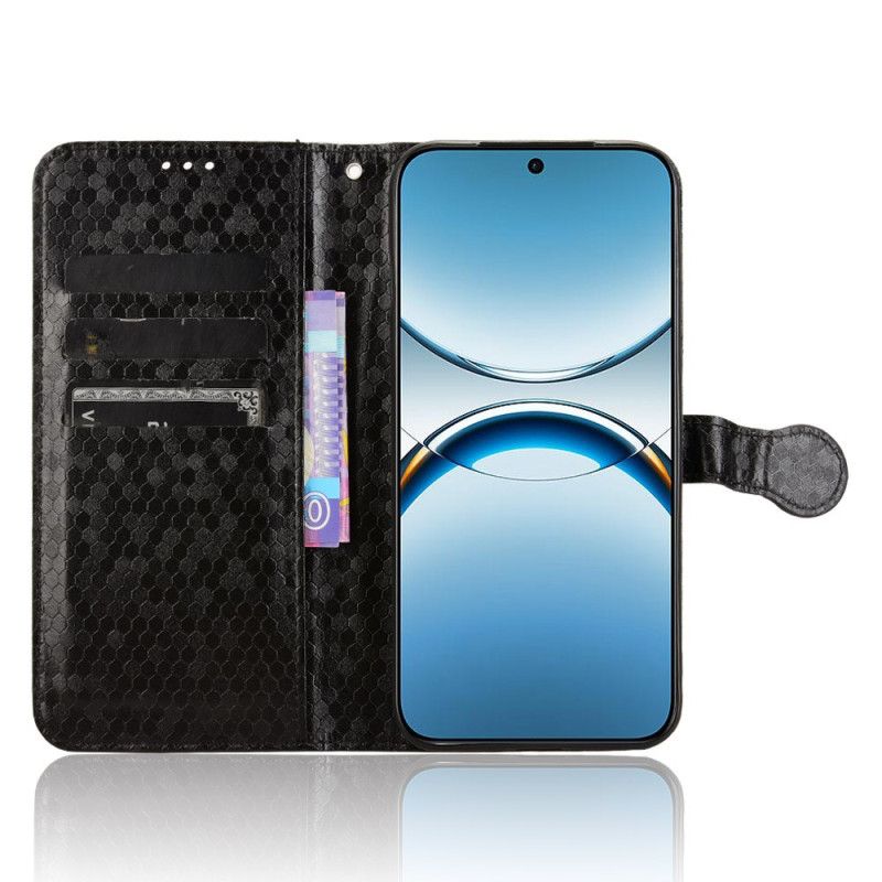Etui Folio Oppo Find X8 Błyszczące Kropki Na Pasku