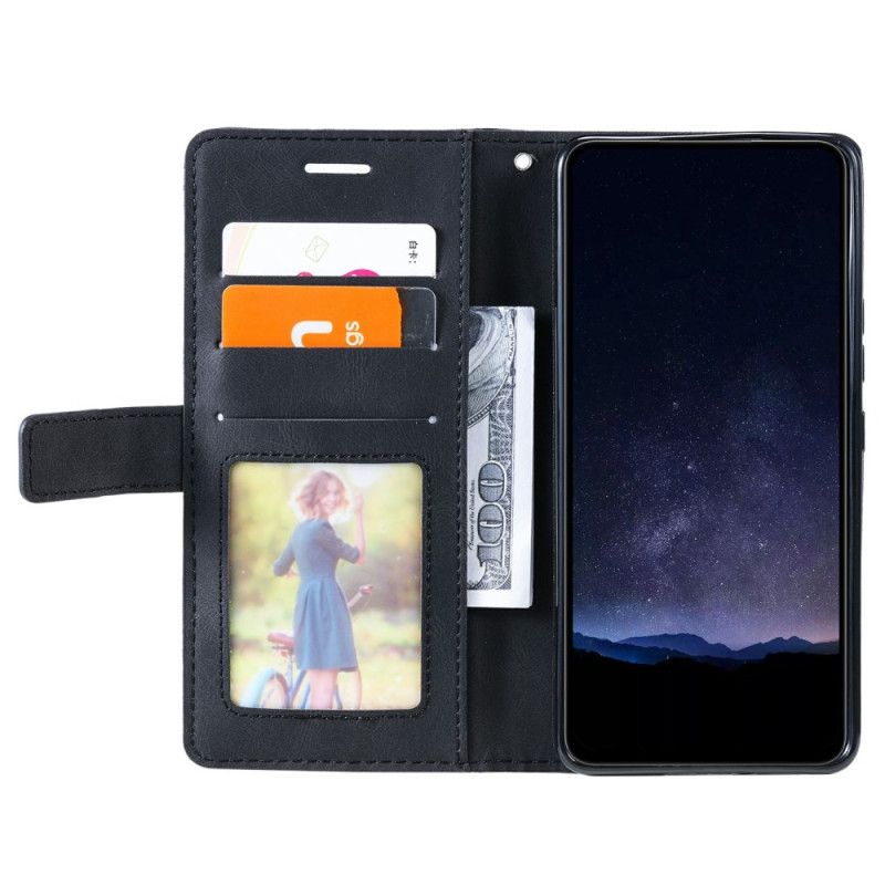 Etui Folio Oppo Find X8 Dwukolorowy Wzór W Paski Etui Ochronne