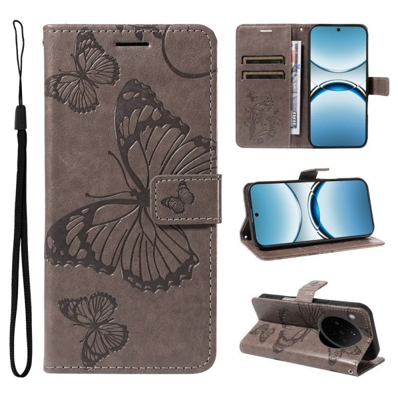 Etui Folio Oppo Find X8 Gigantyczne Motyle