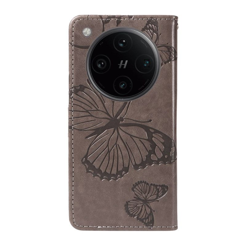 Etui Folio Oppo Find X8 Gigantyczne Motyle