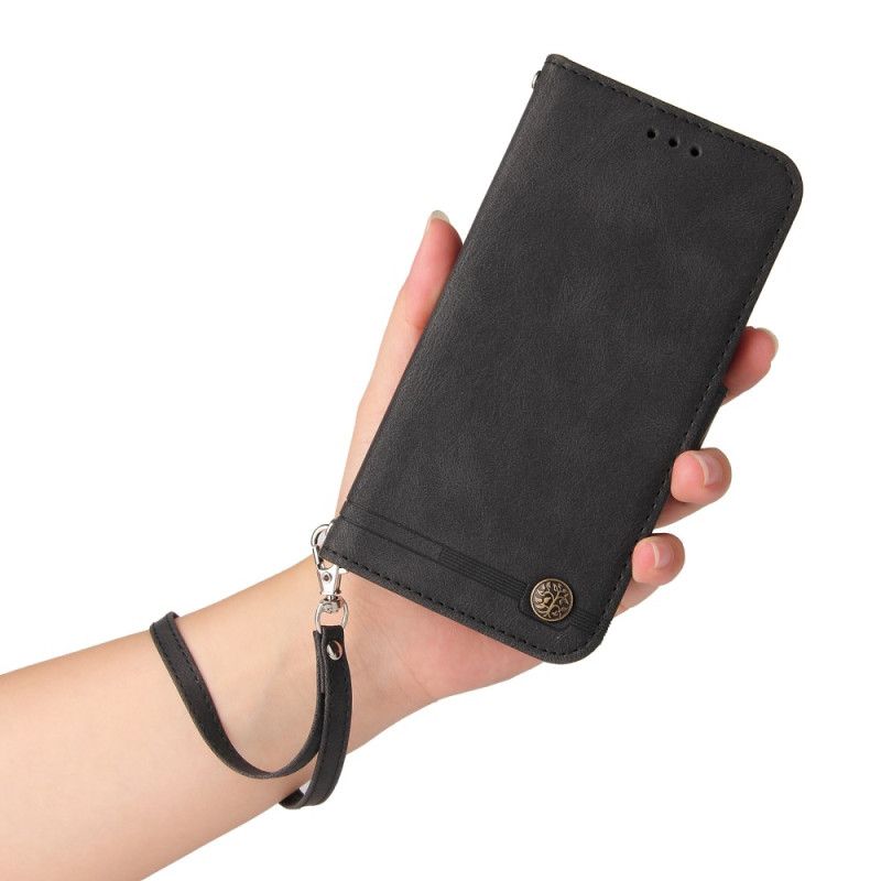 Etui Folio Oppo Find X8 Klasyczny Pasek W Stylu Vintage