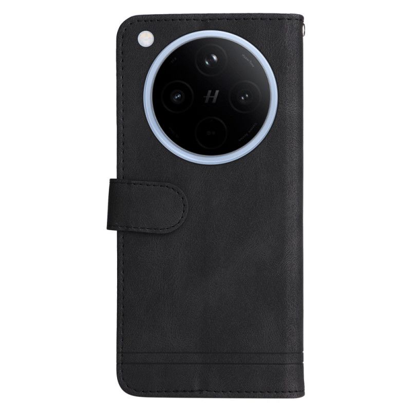 Etui Folio Oppo Find X8 Klasyczny Pasek W Stylu Vintage