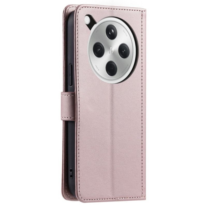 Etui Folio Oppo Find X8 Pikowane Z Paskiem I Na Ramię Pasek Etui Ochronne